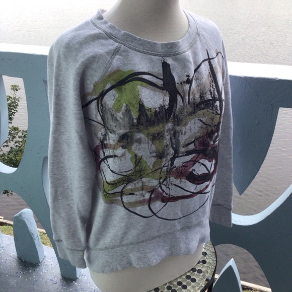 Proenza Schouler Neiman Marcus Long Sleeve Graphic Sweatshirt - Picture 7 of 15